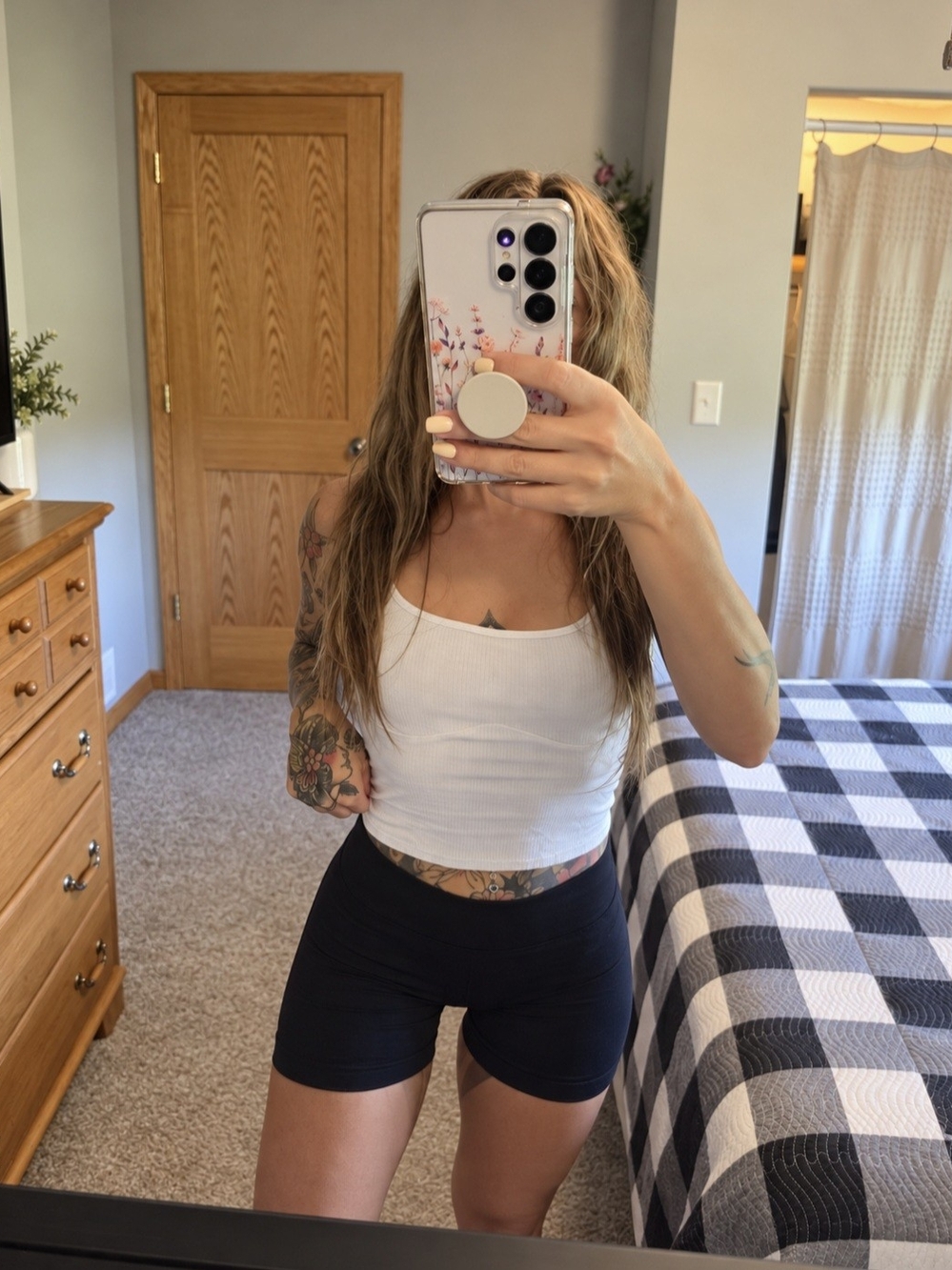 Everyday High-Rise Black Women’s Bike Shorts